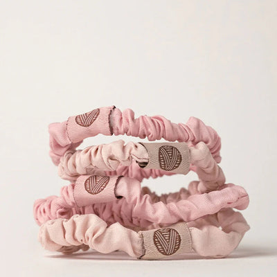 Organic Bamboo Scrunchies (4 Pack)